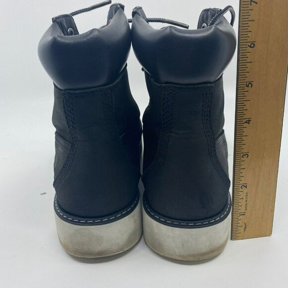 Timberland Keeley Field 6 Inch Black Nubuck Leather Womens 8 Lace Up Boots A26HQ - Picture 11 of 11